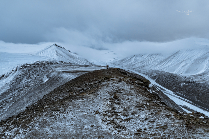 Larsbreen Glacier. Norvegia Svalbard Island - Longyearbyen